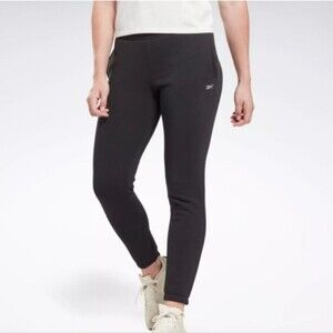 Reebok Lux Fleece Pants in Black Size S NWT